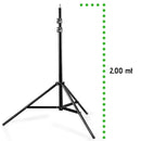 Tripé de Iluminação Greika 2m WT803/FV803