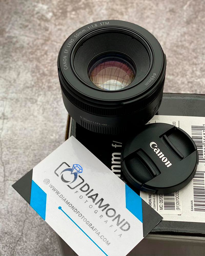 Lente Canon EF 50mm f/1.8 STM