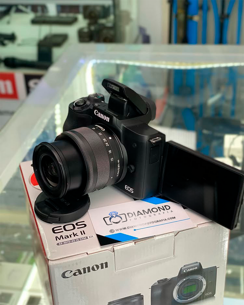 Camera Canon EOS M50 II + 15-45MM Is STM