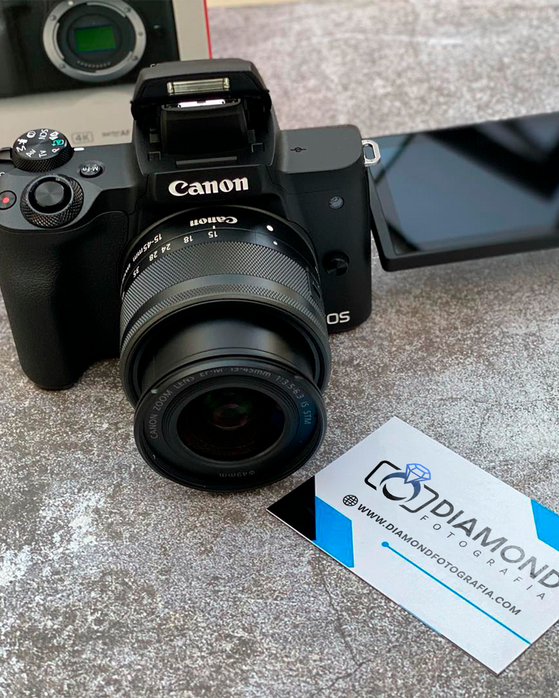 Camera Canon EOS M50 II + 15-45MM Is STM