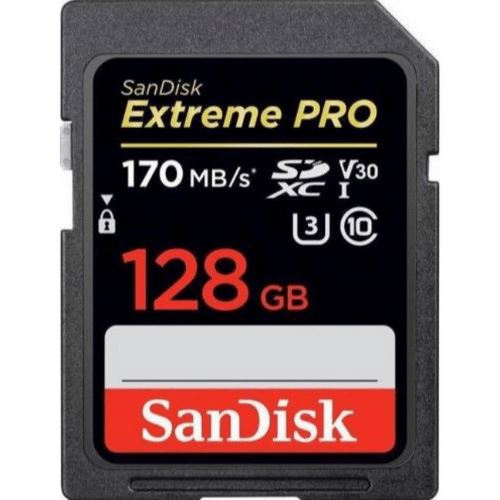 Cartão de Memória Sandisk SD Extreme Pro 170mb/s 128GB