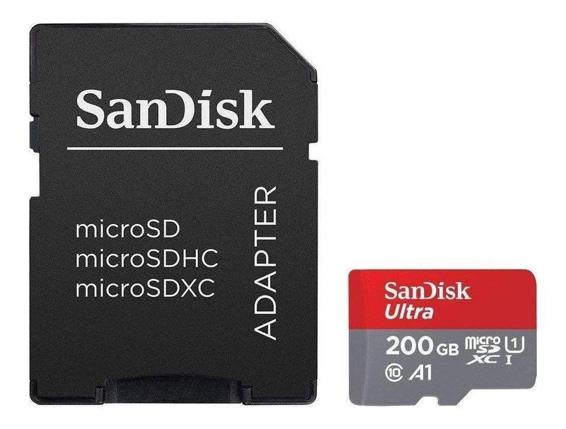 Cartão de Memória Sandisk Micro SD Ultra 100mb/s 200GB