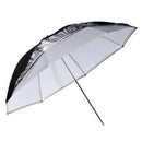 Sombrinha Refletora Greika Preta Prata e Branca 84cm UR05